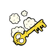 comic cartoon spooky key N2