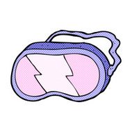 comic cartoon ski goggles