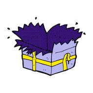 comic cartoon open present N2