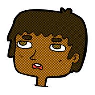 comic cartoon unhappy face N3
