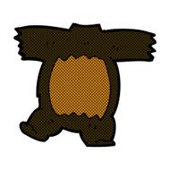 comic cartoon black bear body (mix and match cartoons)