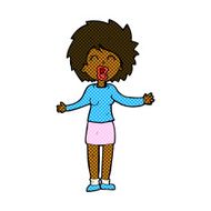 comic cartoon loud woman N2