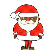 comic cartoon happy santa claus N5