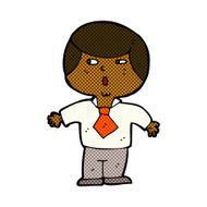 comic cartoon shocked boy N5