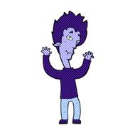 comic cartoon vampire man N22