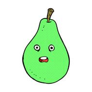 comic cartoon pear N4
