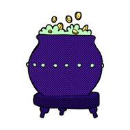 comic cartoon halloween pot