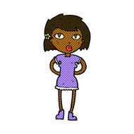 comic cartoon woman N6