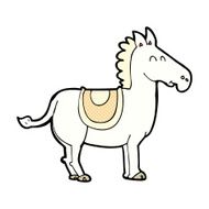 comic cartoon donkey N2