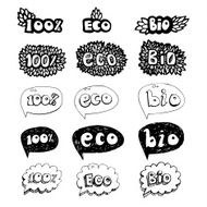 Ecology doodles icon set N2