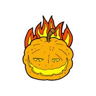 comic cartoon halloween pumpkin N5