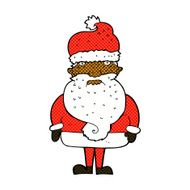 comic cartoon santa claus N36