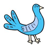 comic cartoon bird N44