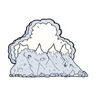 comic cartoon mountain range N2
