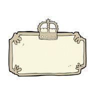 comic cartoon old frame banner N2