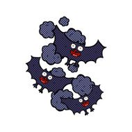 comic cartoon bats