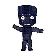 comic cartoon robot N31