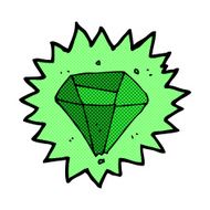 comic cartoon emerald