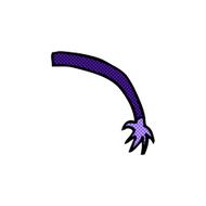 comic cartoon halloween vampire arm N10