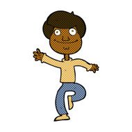 comic cartoon dancing man N3