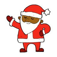 comic cartoon santa claus N38