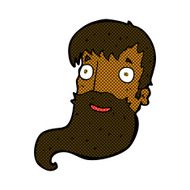 comic cartoon bearded man N9