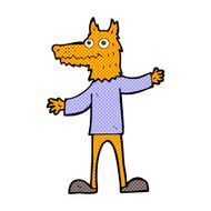 comic cartoon fox man N8