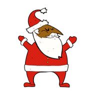 comic cartoon santa claus N39