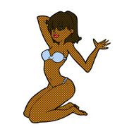 comic cartoon sexy bikini girl N2