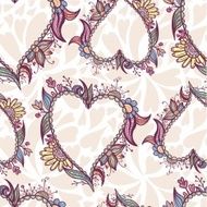 Blossoming Heart pattern
