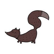 comic cartoon little wolf cub