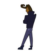 comic cartoon cool guy N2