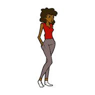 comic cartoon pretty woman N51
