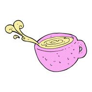 comic cartoon coffee cup N3