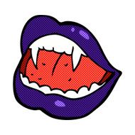 comic cartoon vampire lips N3