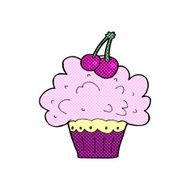 comic cartoon big cupcake N3
