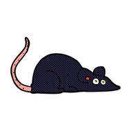 comic cartoon black rat N2