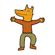 comic cartoon fox man N9