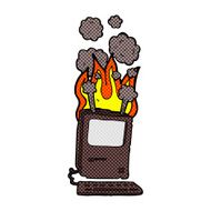 comic cartoon old computer N9