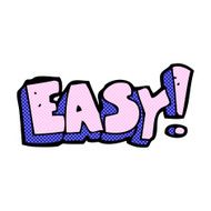 comic cartoon easy sign N2