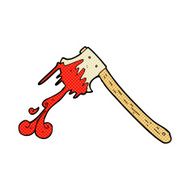comic cartoon bloody axe N5