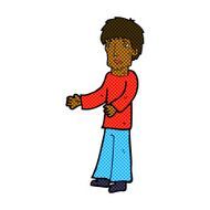comic cartoon man explaining N4