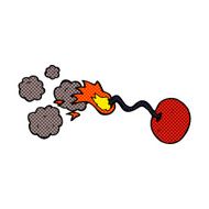 comic cartoon round bomb N2