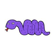 funny comic cartoon snake N6
