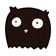 comic cartoon owl N16