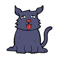 comic cartoon happy dog N12