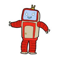 comic cartoon robot N35