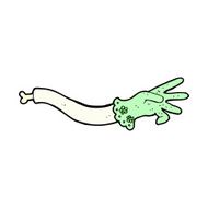 comic cartoon spooky victorian arm reaching N2