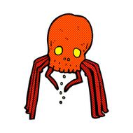 comic cartoon spooky skull spider N2