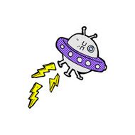 comic cartoon UFO N2